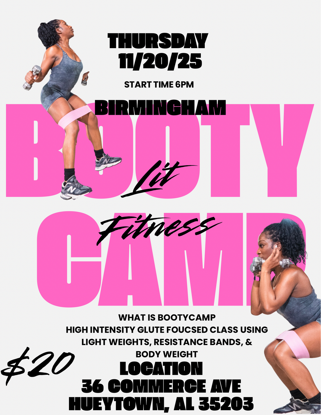 BIRMINGHAM BOOTYCAMP