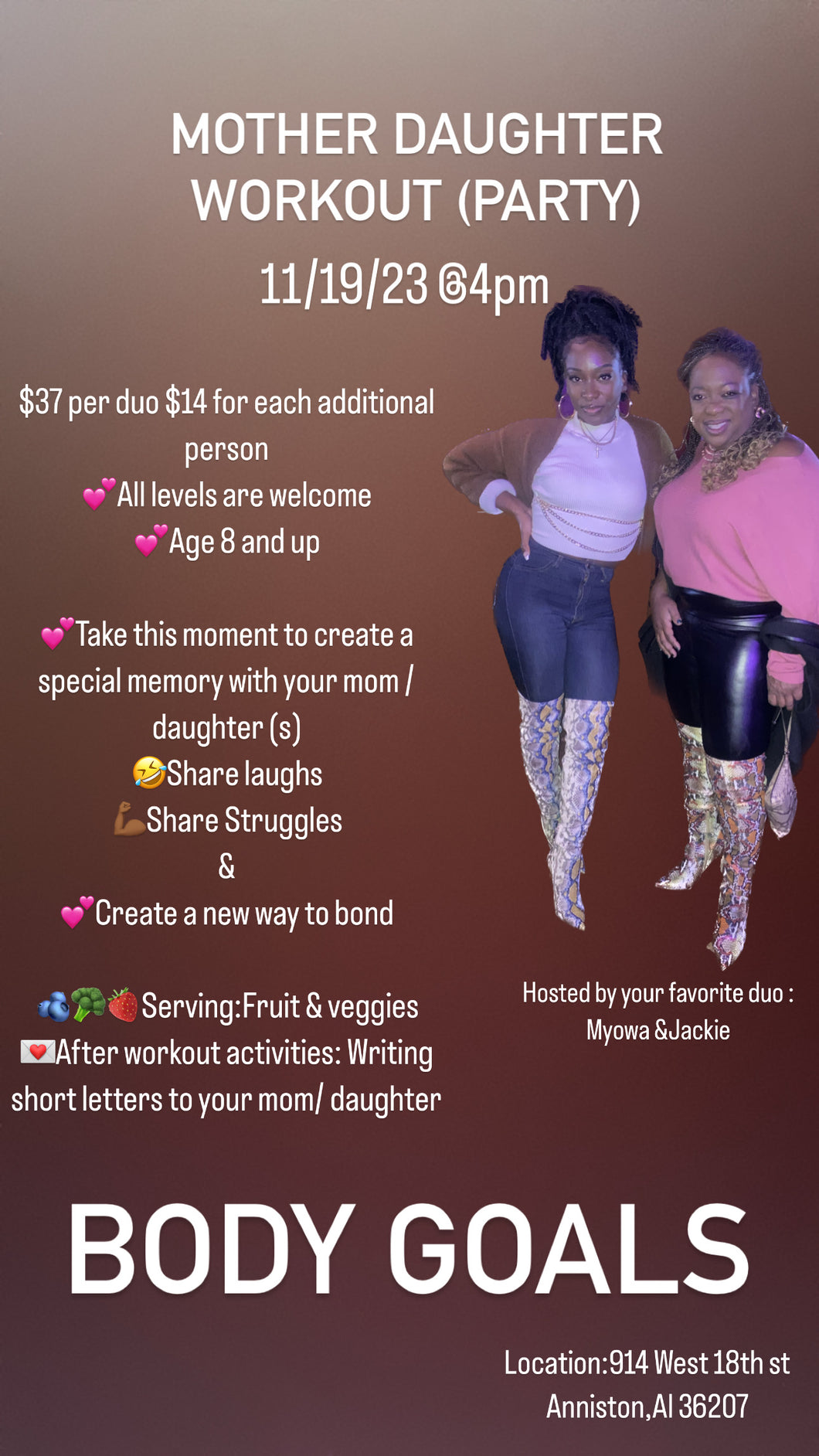 Mother Daughter workout 💕